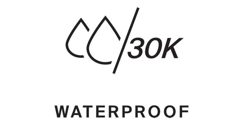 Waterproof (30’000 mm)
